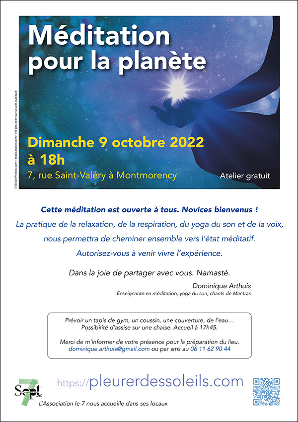 Soirée méditation pour la planète